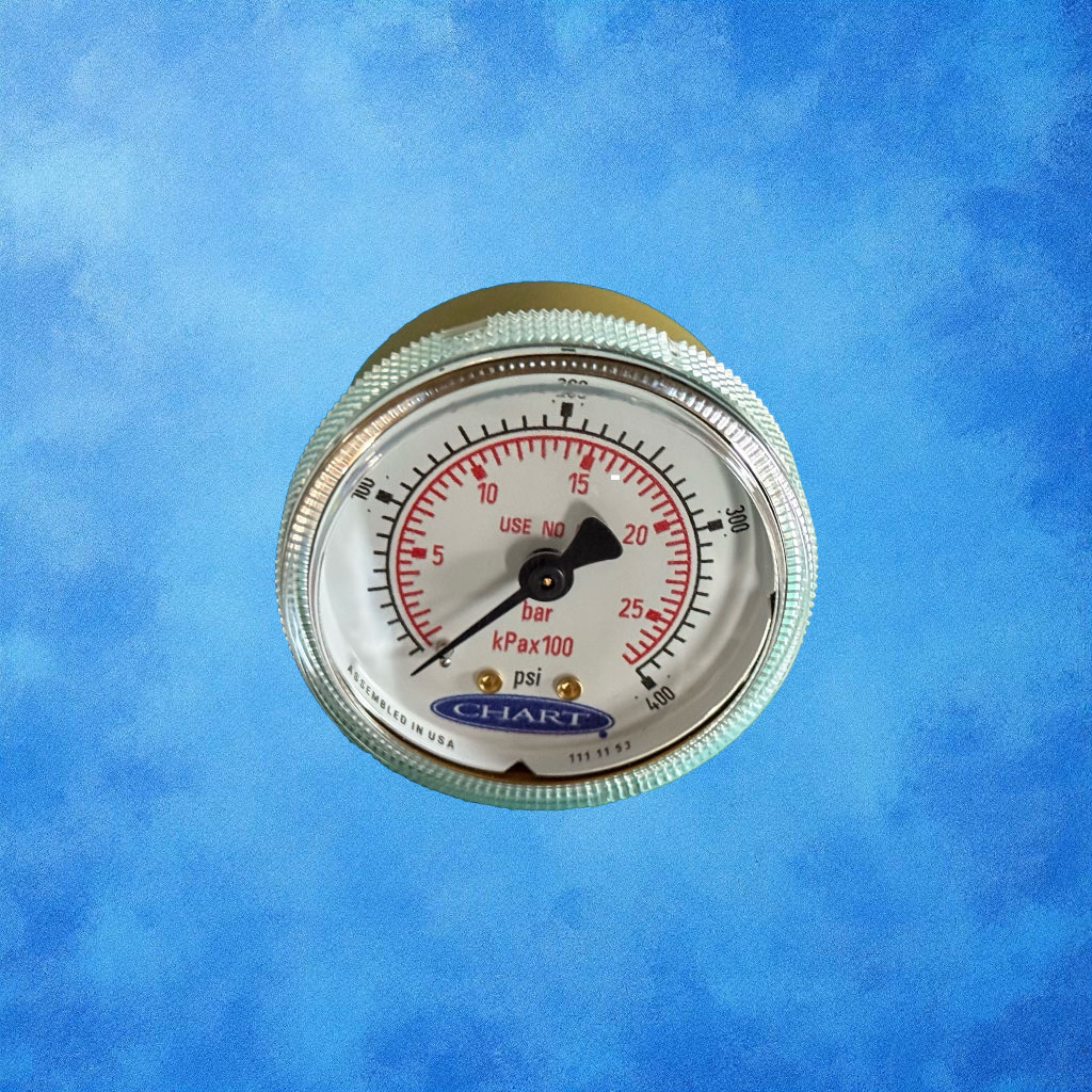 Manometer 400 PSI 1/4"NPT