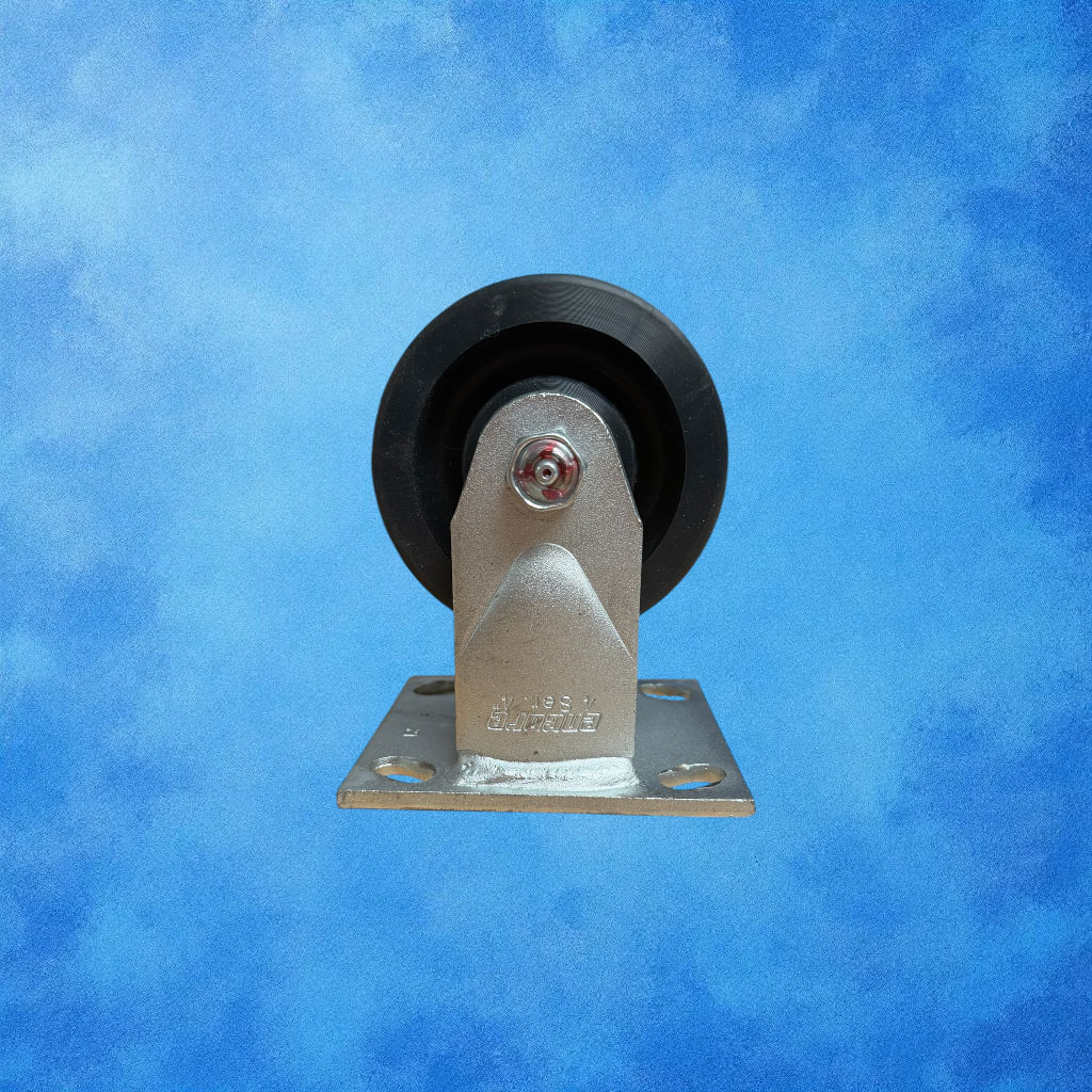 Lenkrolle starr 4" verzinkt