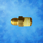 45° 1/2"ODT Bördelverschraubung auf 3/4"MPT Rohrverschraubung