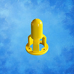 Chart Euro-Cyl Schauglasschutz Gelb (neue Version - eckig)