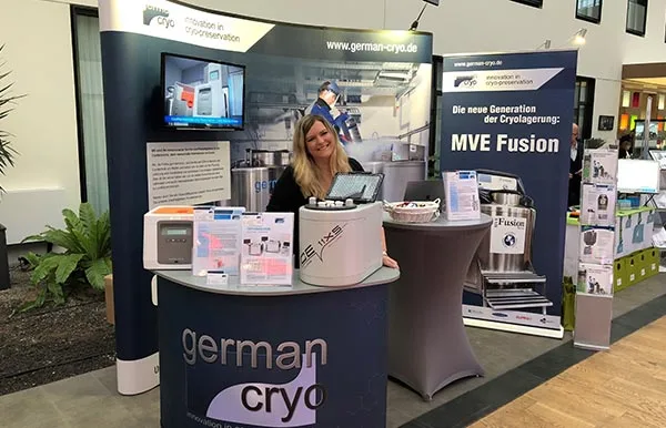 Messestand der german-cryo GmbH