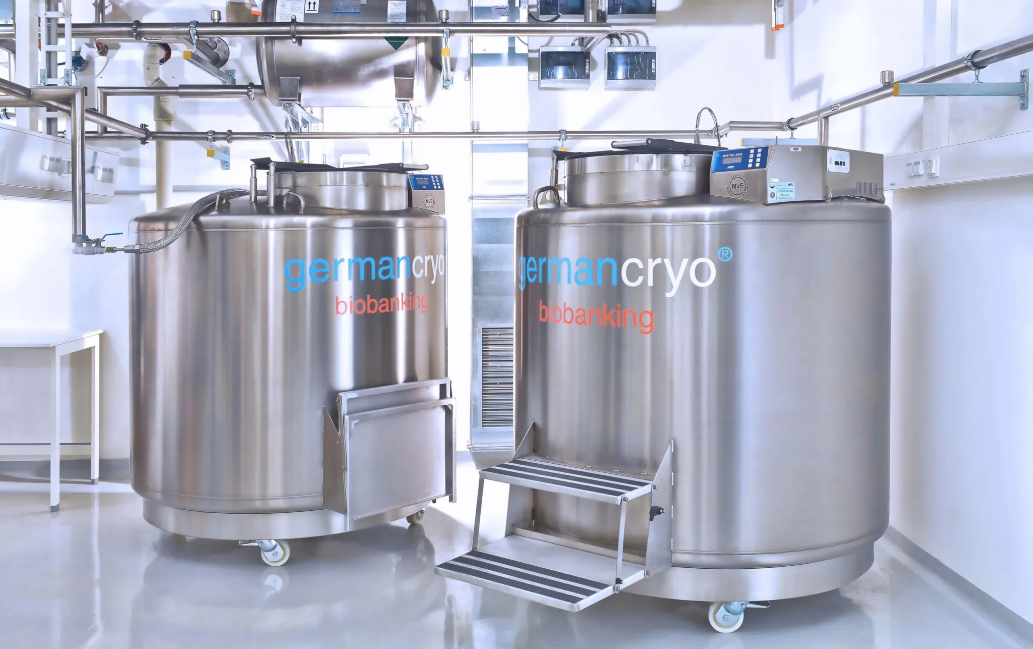 Zwei Cryotanks der german-cryo GmbH